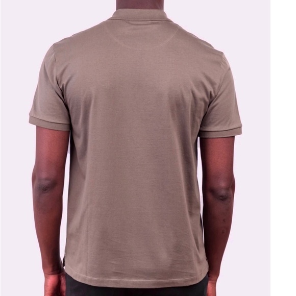 Inimigo Men’s Polo Shirt Tennis Prep Preppy Academia Neutral Beige Sand XL - Picture 11 of 11